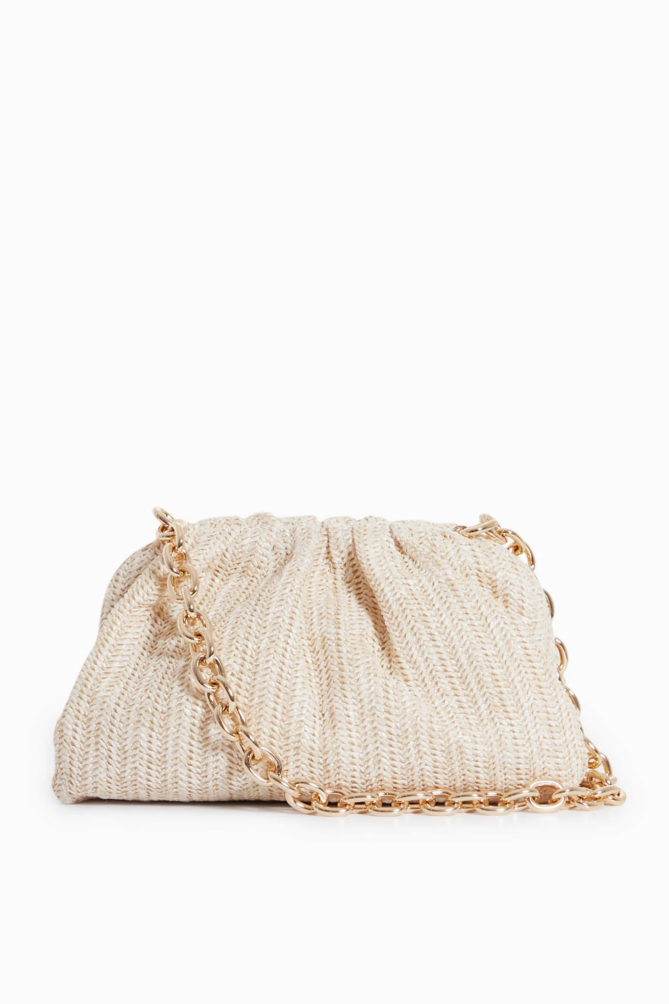 Light Raffia Slouchy Clutch | Tuckernuck (US)