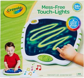 Crayola Toddler Touch Lights, Musical Toy, Sensory Board, Sensory Toys for Toddlers, Mess Free Fi... | Amazon (US)