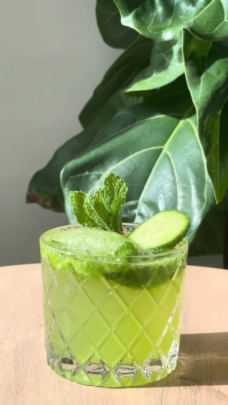 Let’s make a cucumber spritz! ✨

Mocktail March is in full effect so here’s a green one for St. Patrick’s Day! 🥒🍀💚

I made some fresh cucumber juice and knew I wanted to pair it with lemon and mint! 🤤

You can totally leave out the NA gin and still have a delish drink. If you don’t like carbonation, you can just add more coconut water! 

💚💚💚

Ingredients 
• fresh mint
• half a lemon - juiced
• 2 oz NA gin alternative 
• 3 oz cucumber juice 
• 1 oz coconut water
• top with soda water

#LTKSeasonal #LTKhome