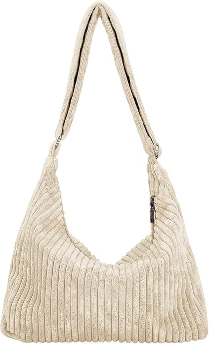 Ulisty Women Corduroy Hobo Bag Adjustable Strap Shoulder Bag Crossbody Bag Casual Purse Tote Bag ... | Amazon (US)