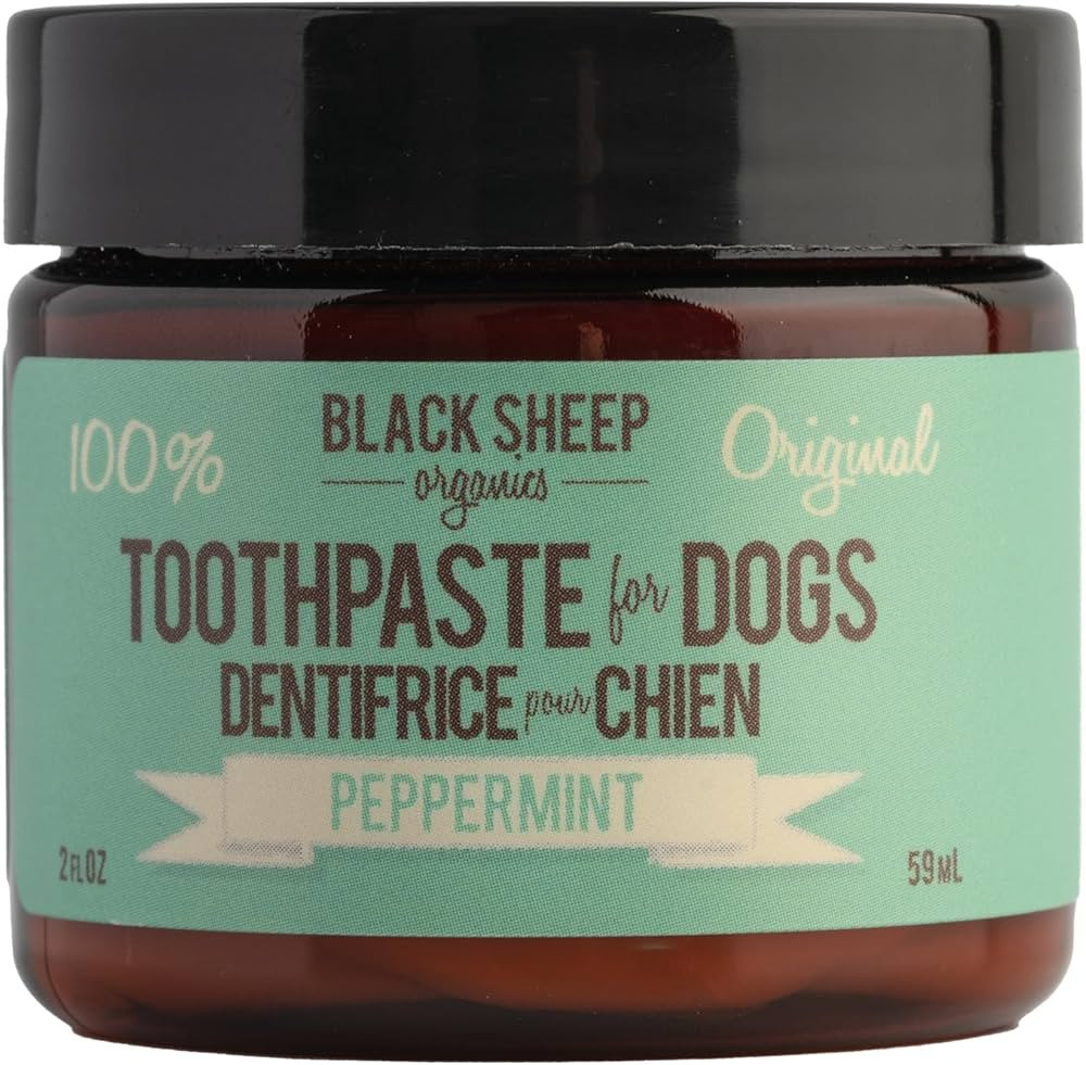 Peppermint Natural Dog Toothpaste-Simple Ingredient with Human-Grade Coconut Oil for Dogs-Fresh D... | Amazon (US)