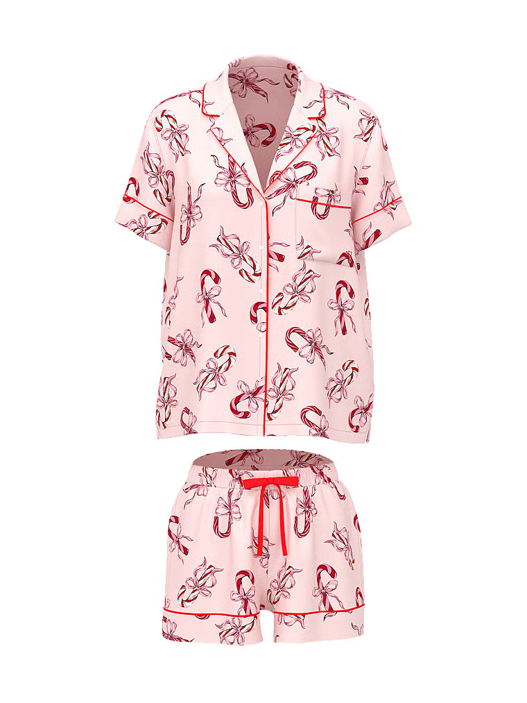 Buy Glazed Satin Short Pajama Set, Print - Order Pajamas Sets online - Victoria's Secret US | Victoria's Secret (US / CA )