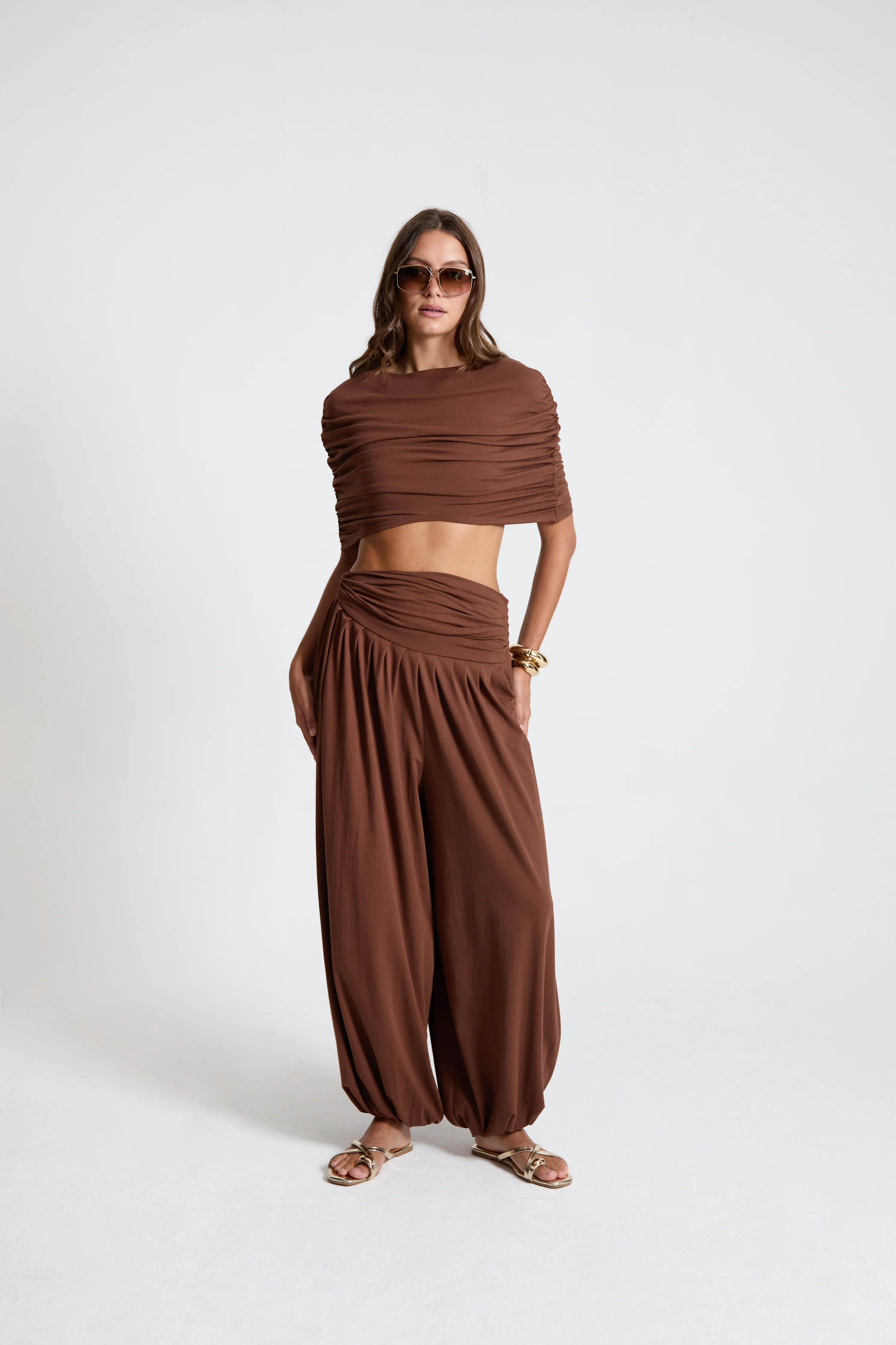 Drape Balloon Trousers | KLAYD