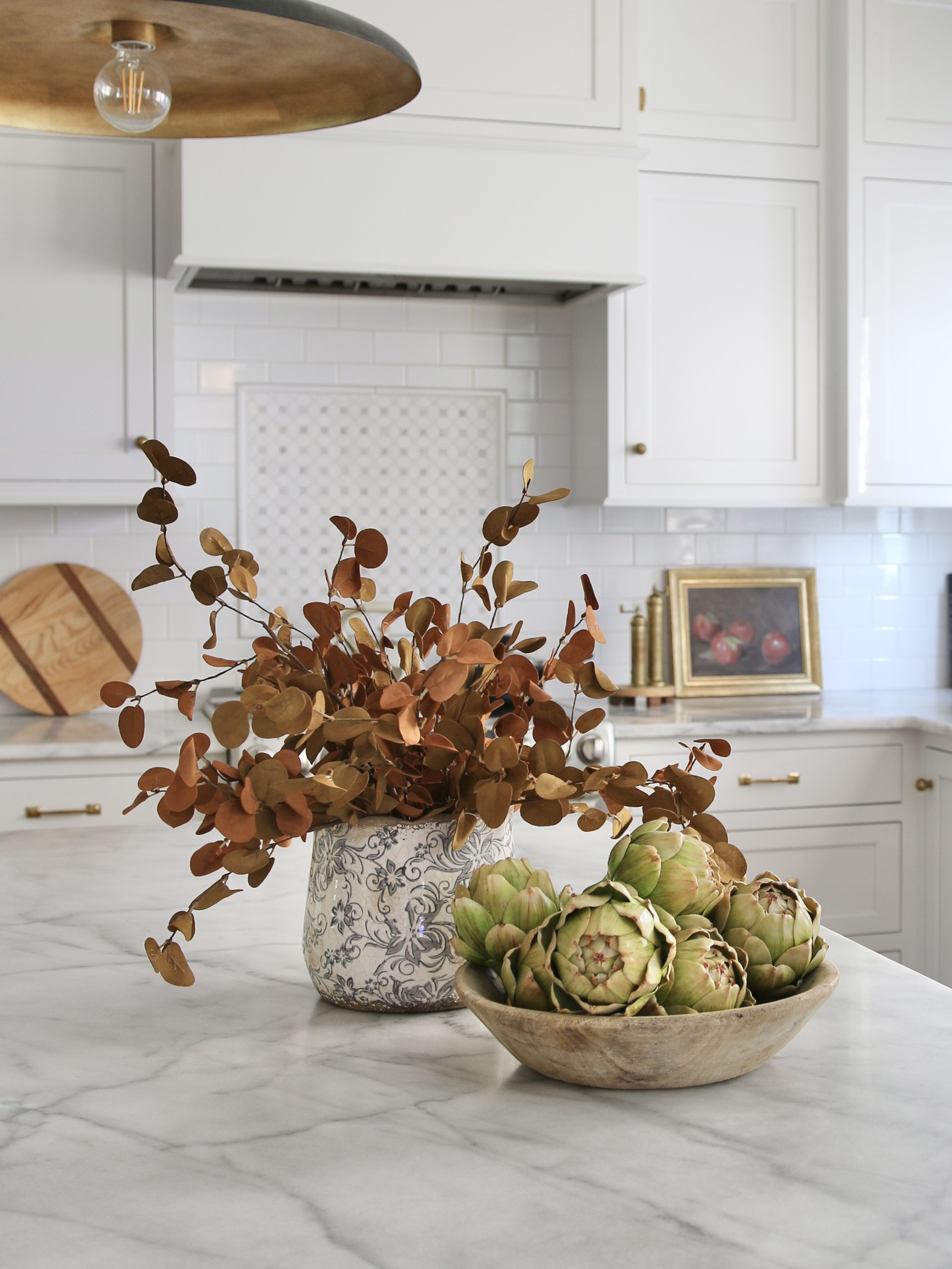 Fall decor, artificial stems, artichoke, vase, wood bowl 

#LTKSaleAlert #LTKHome #LTKOver40