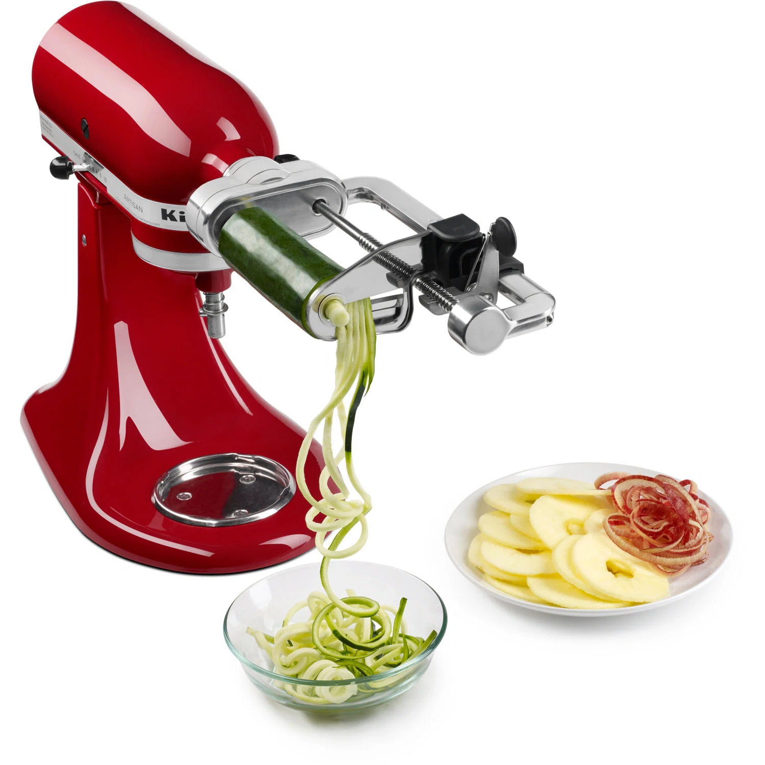 KitchenAid Spiralizer (Peel, Core & Slice) Attachment for KitchenAid Stand Mixers KSM1APC | Wayfair North America