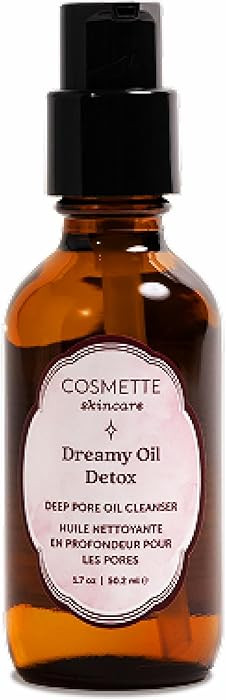 Cosmette Dreamy Deep Cleansing Oil Blend for Sensitive Skin, Vegan Makeup Remover & Facial Pore C... | Amazon (US)