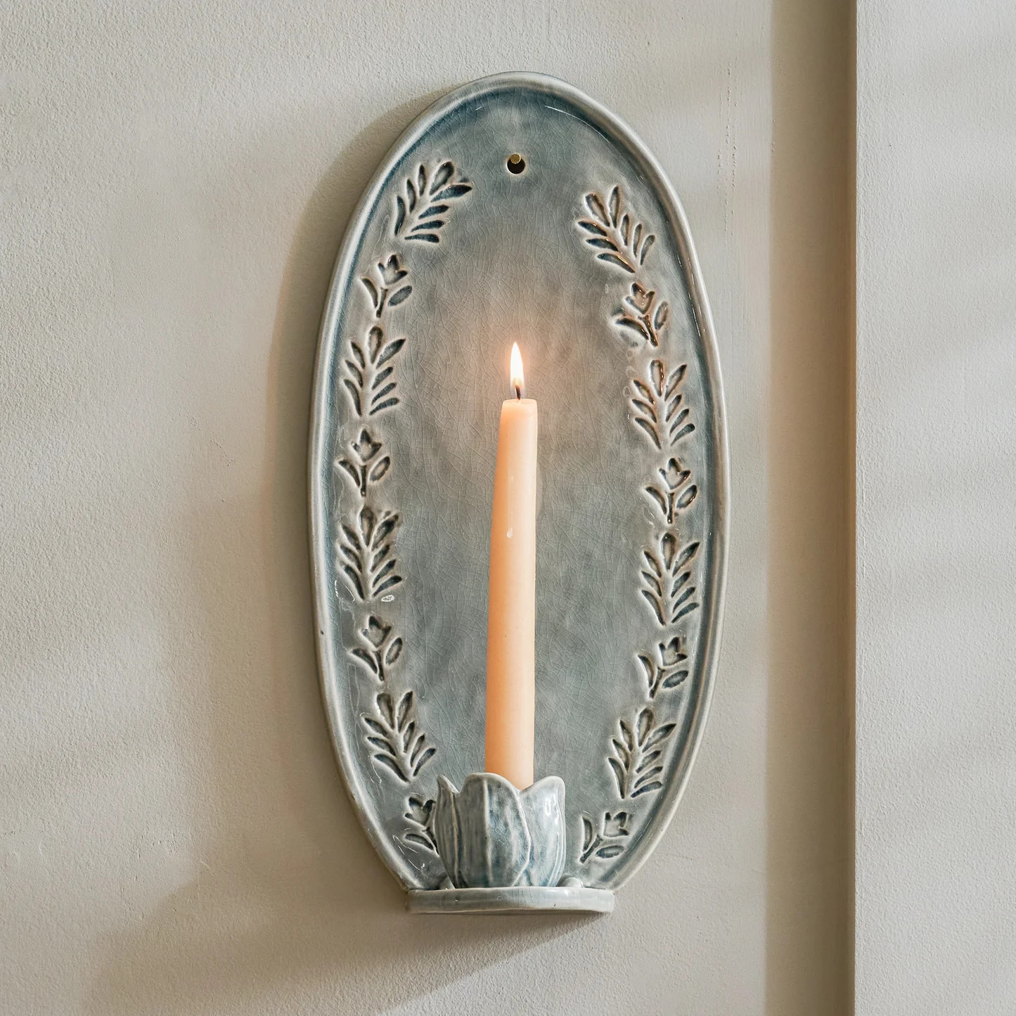 Annie Floral Ceramic Wall Sconce | Magnolia