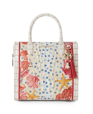 Caroline Small Multi Chattaway Leather Zipper Satchel Bag | Macy's