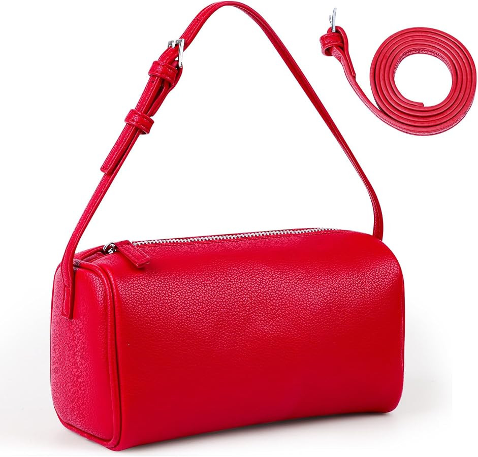 Crossbody Purses for Women\uff0cSmall Top Handle Hobo Purse and Cylinder Shoulder Bag with Adjust... | Amazon (US)