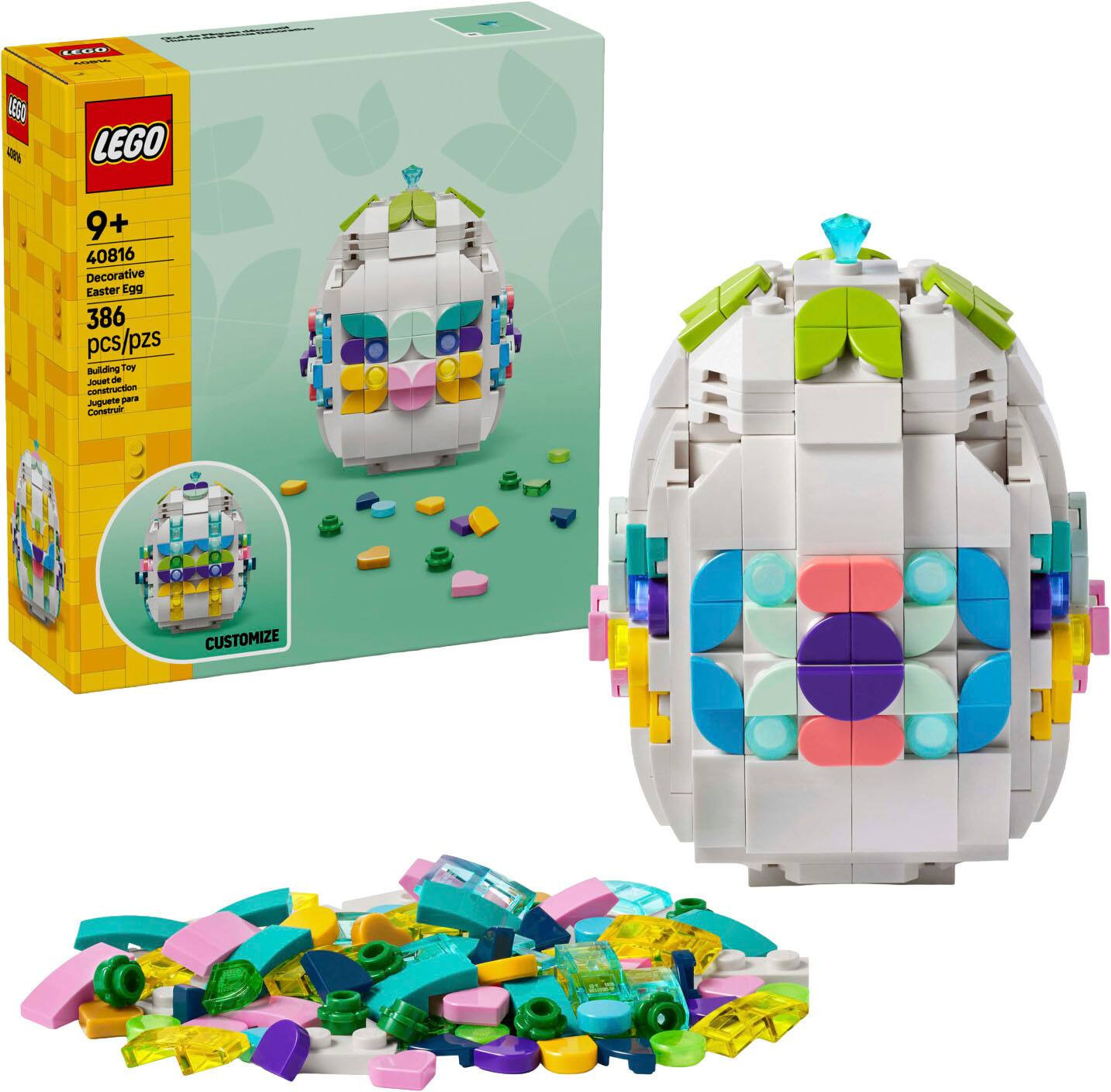 LEGO - Decorative Easter Egg Building Toy 40816 | Best Buy U.S.