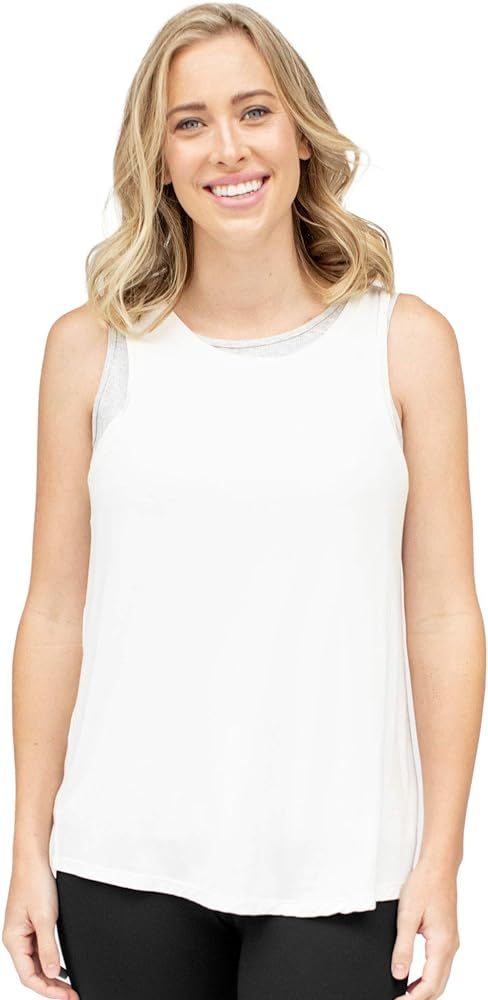 Kindred Bravely Dual Layer Athleisure Maternity & Nursing Tank Top | Amazon (US)