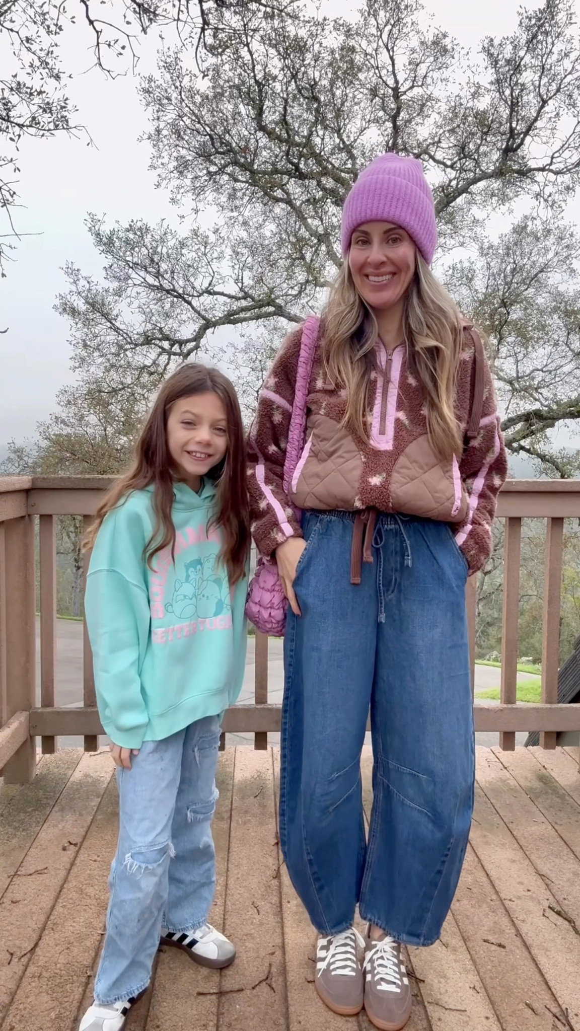 Who else isn’t ready for Thanksgiving break to be over? Linking my look and Clare’s. Both are in major sale right now. Comment NEED to shop.
.
.
.
Mom and daughter, girl mom, mom of girls, fun mom, casual outfits, casual winter outfits 
.
.
#targetstyle 