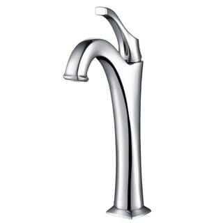KRAUS Arlo Single Hole Single Handle Vessel Bathroom Faucet in Chrome-KVF-1200CH - The Home Depot | The Home Depot
