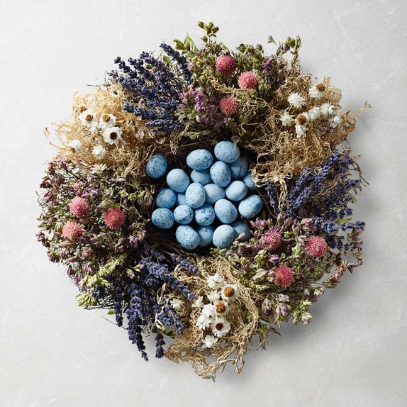 Easter Nest Wreath with Truffle-Filled Eggs | Williams-Sonoma