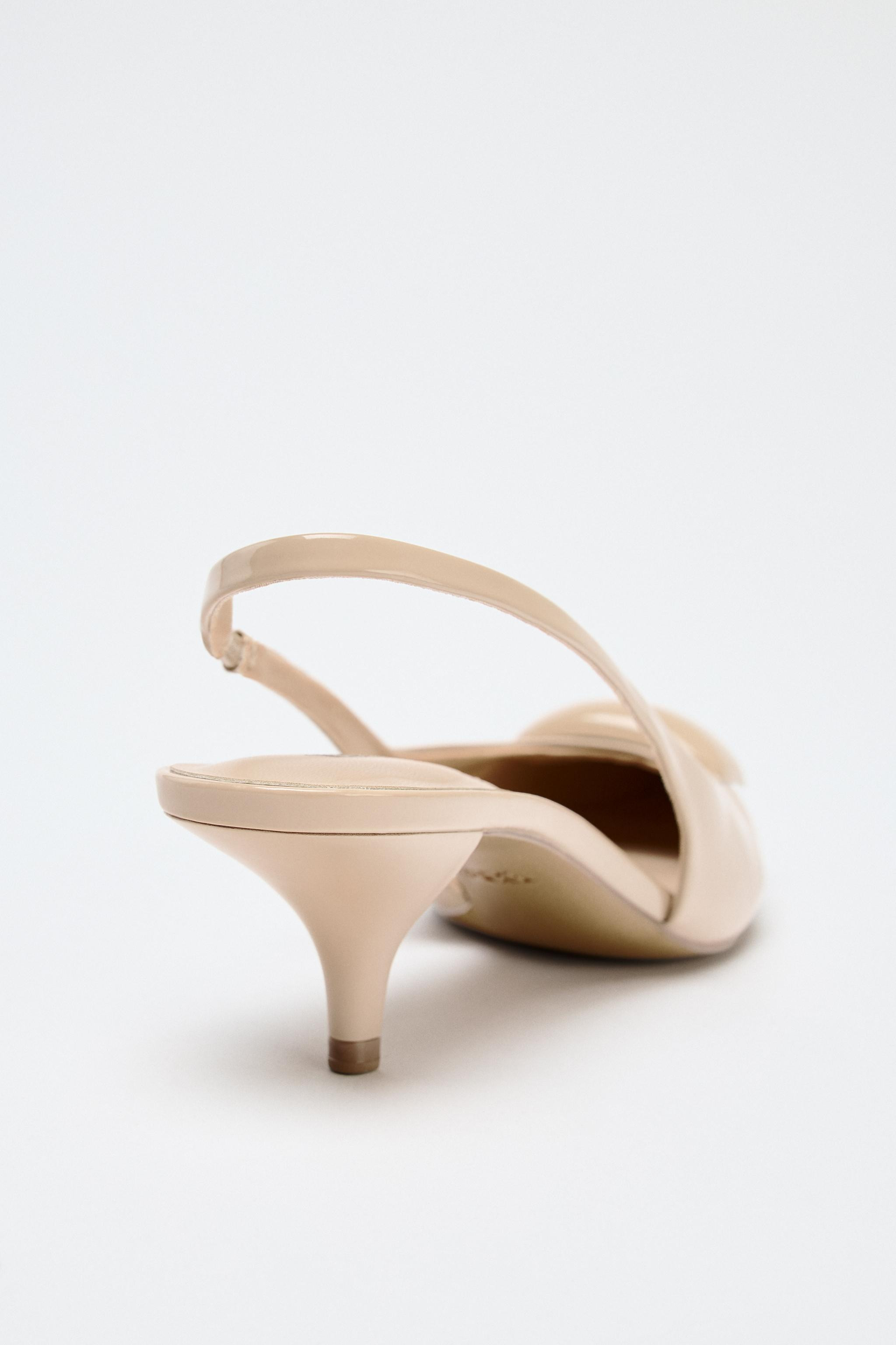 SLINGBACK PIECE HEELS | Zara US