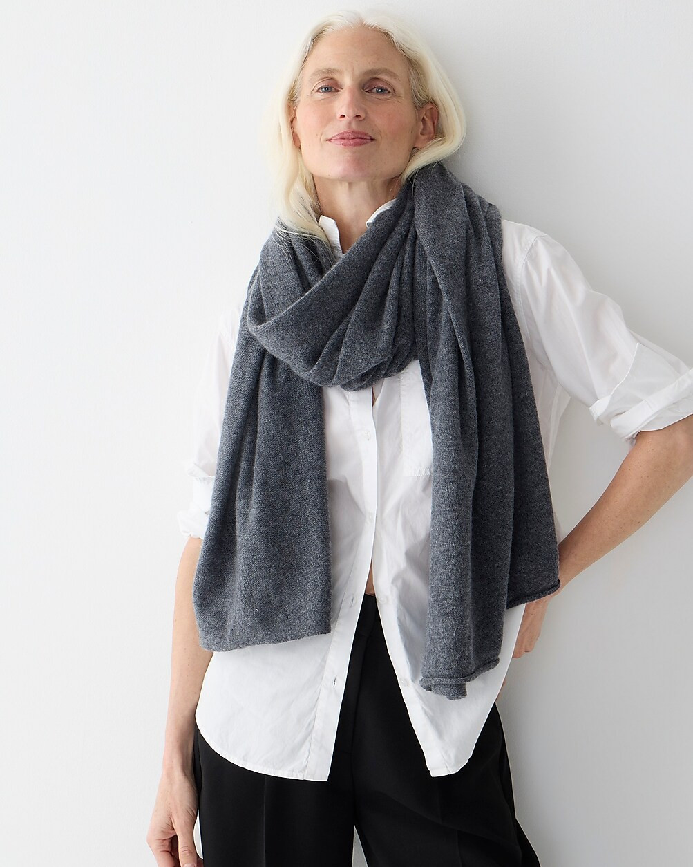 Oversized cashmere wrap | J. Crew US