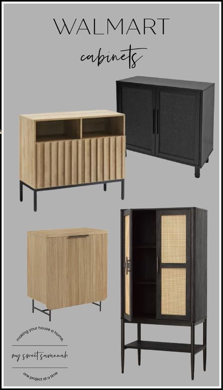 Walmart cabinets, nightstands, storage solutions. 

#LTKhome #LTKsalealert #LTKstyletip