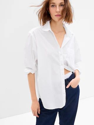 100% Organic Cotton Big Shirt | Gap (US)