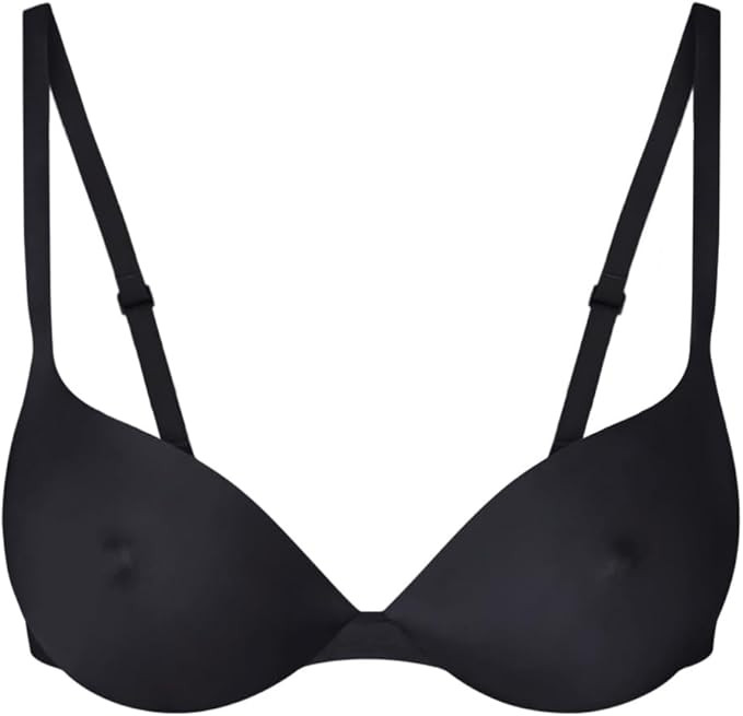 REORIA Women's Trendy Plunge Nipple Padded Comfortable Smoothing Supportive Underwire Push Up Bra... | Amazon (US)