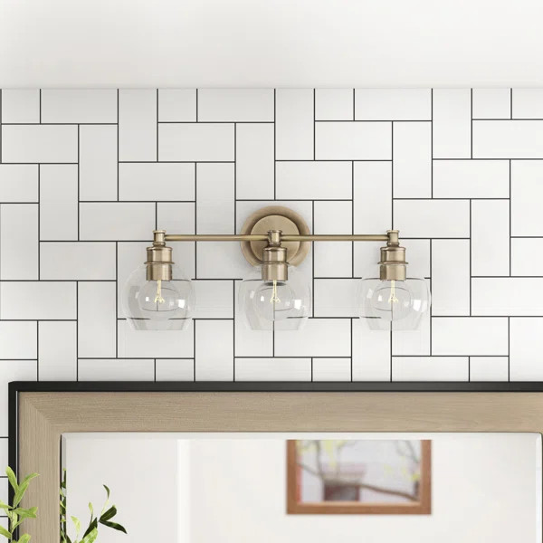 Evan 3-Light Dimmable Vanity Light | Wayfair North America
