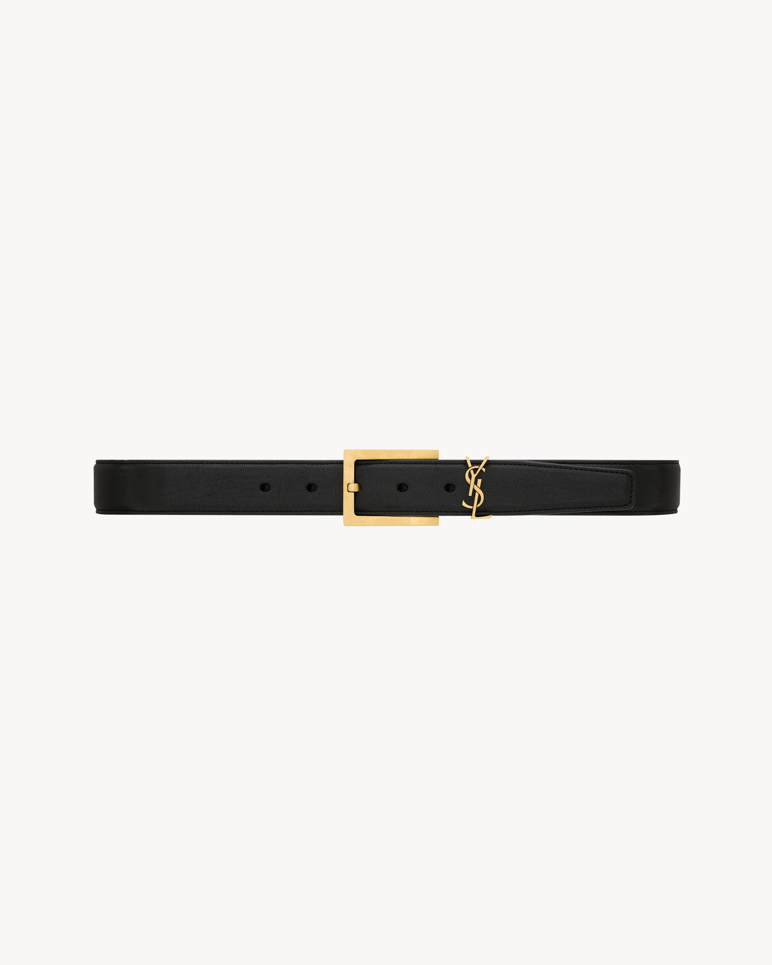 CASSANDRE belt in grained lambskin | Saint Laurent Inc. (Global)