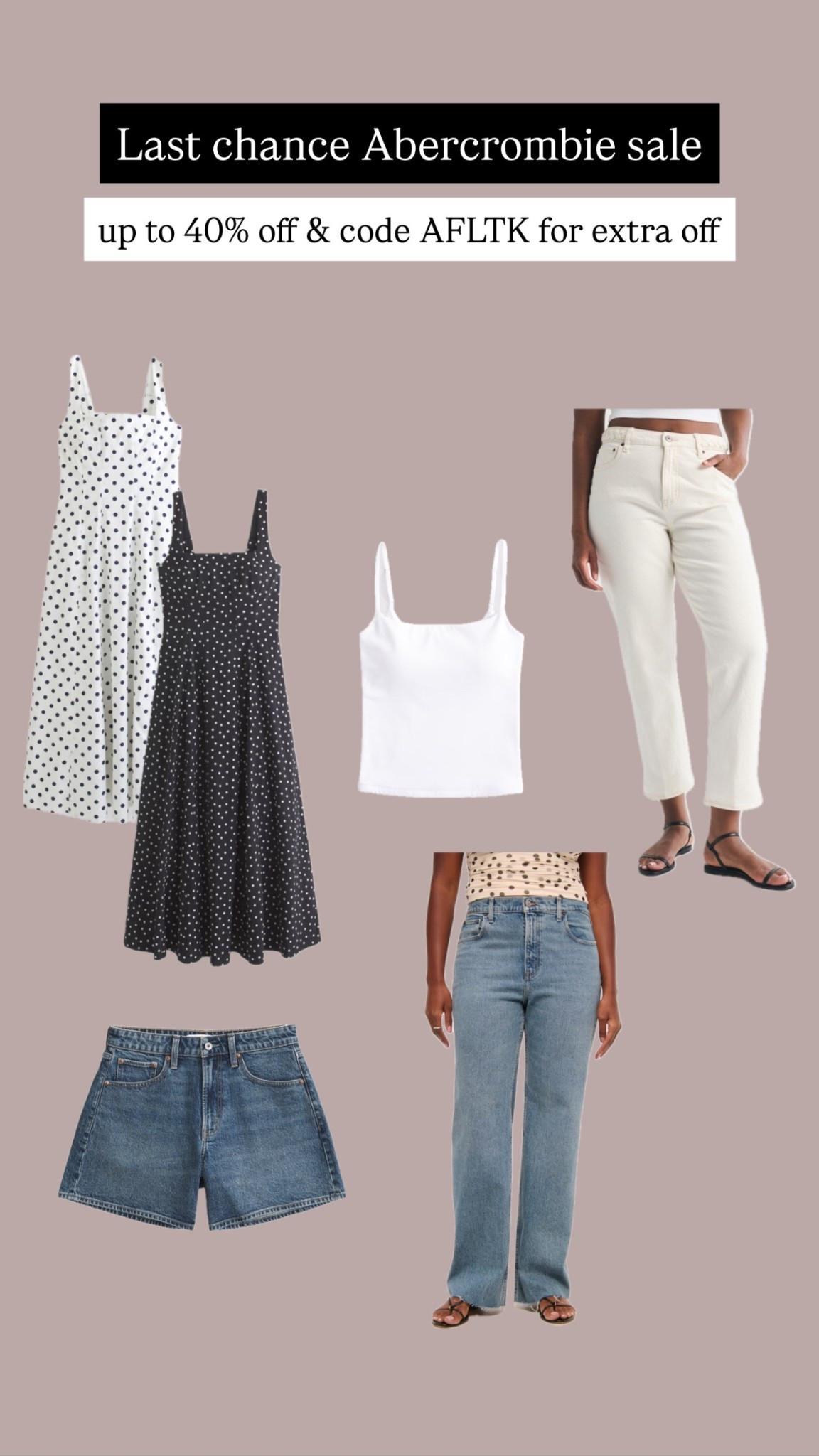 Last chance for Abercrombie sale - up to 40% off & use code AFXLTK for extra off 

#LTKuk #LTKspring #LTKeurope
