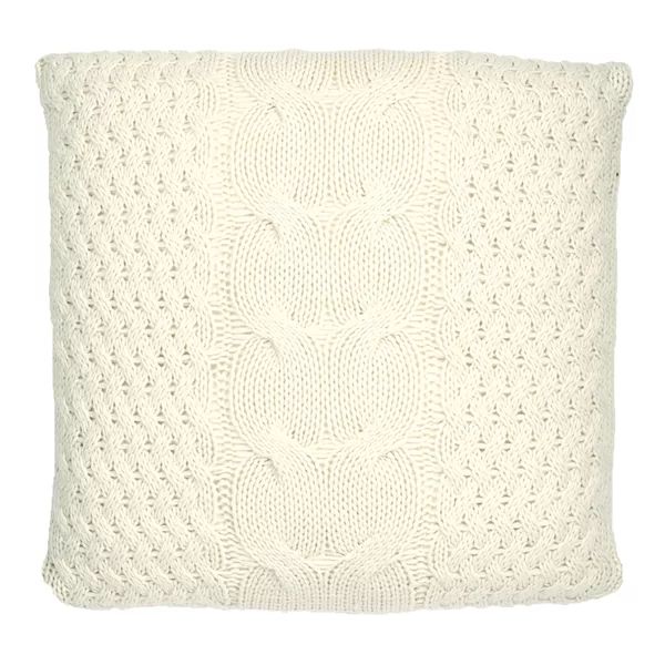 Lucero Chunky Cable Knit Throw Pillow | Wayfair North America