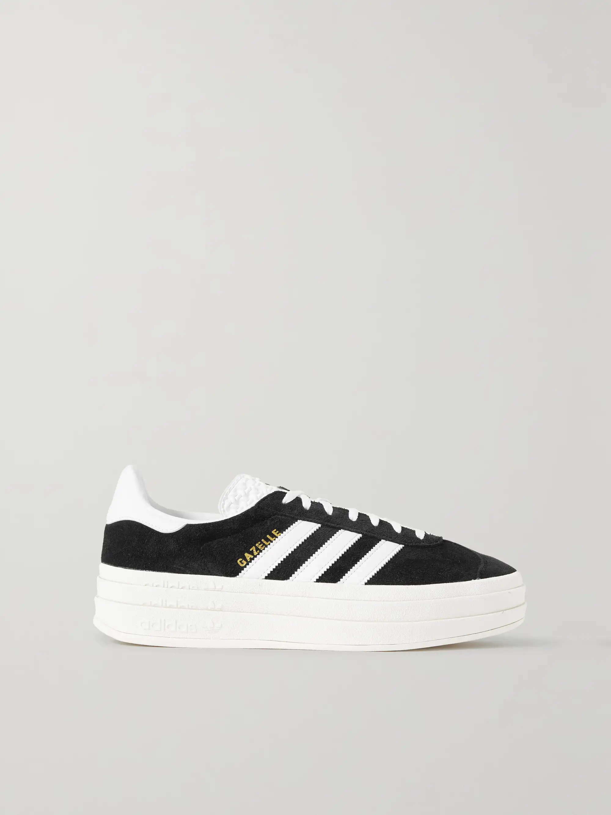 Gazelle Bold leather-trimmed suede sneakers | NET-A-PORTER (UK & EU)