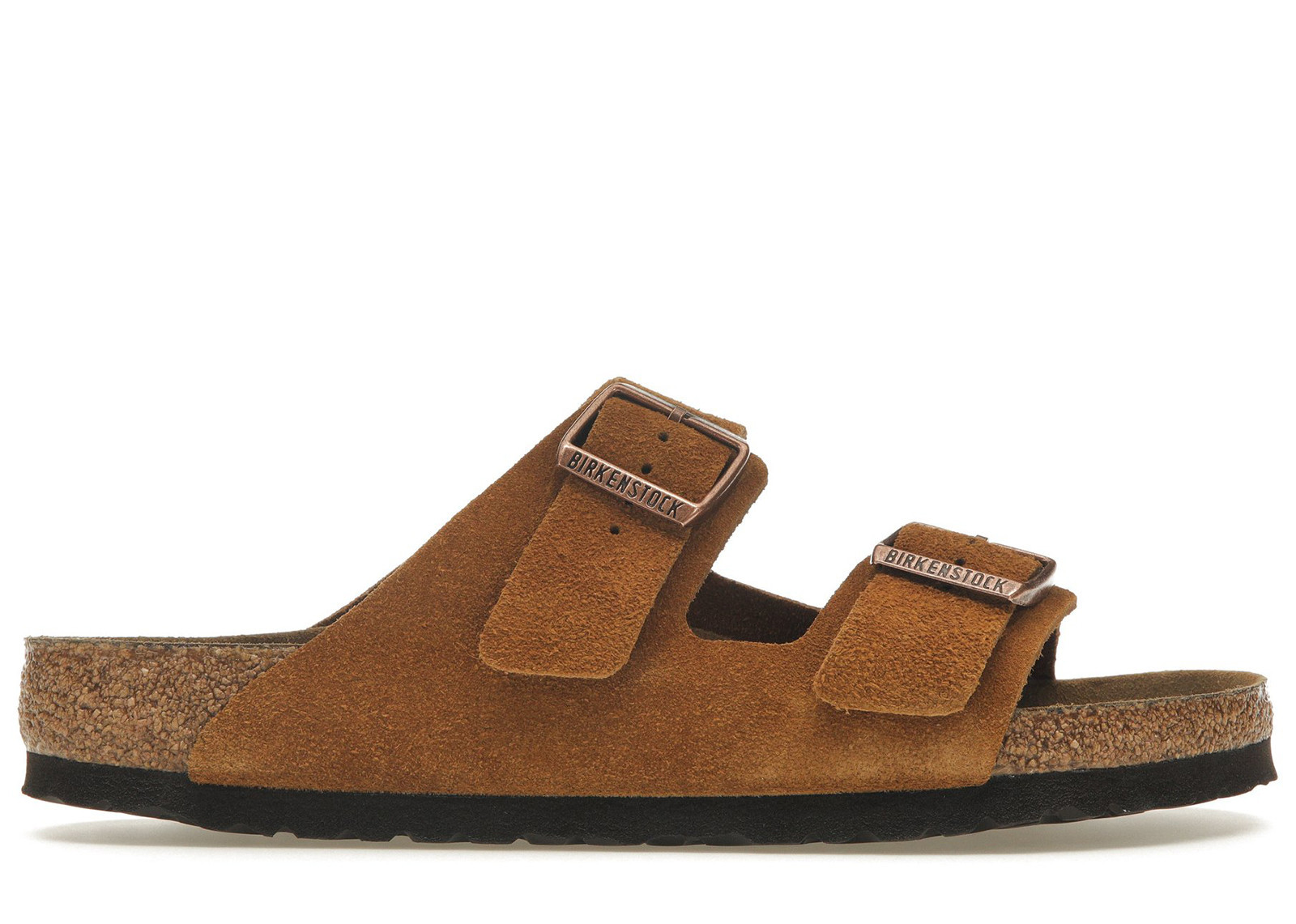 Men's Birkenstock Arizona Soft Footbed Suede Sneakers in Mink | StockX