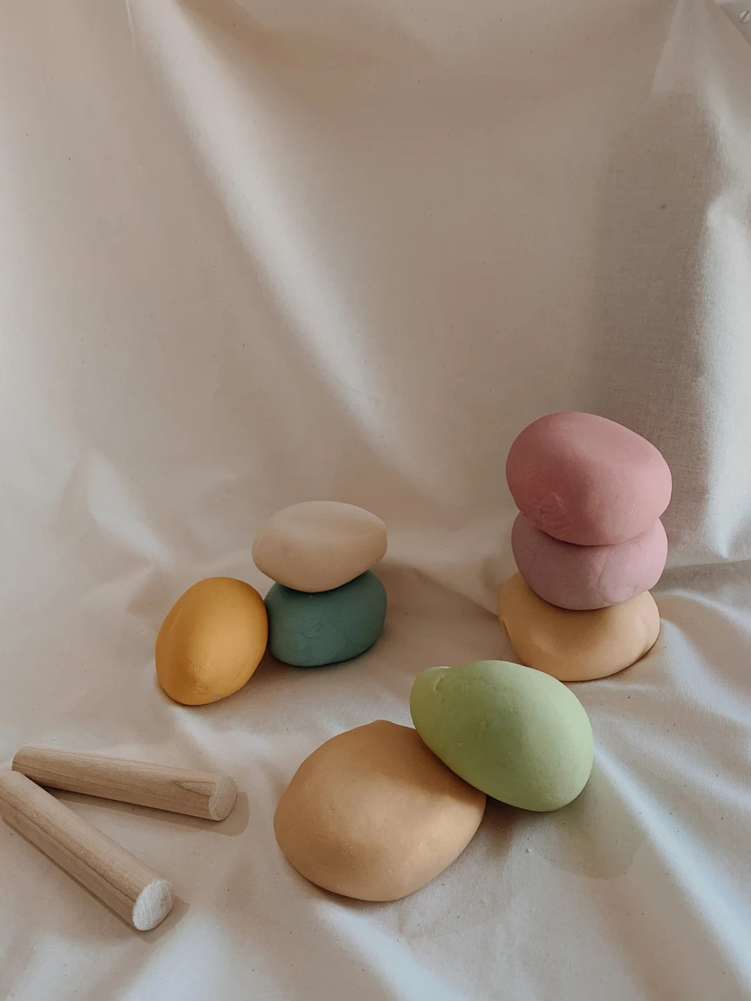 Natural Play Dough Sensory Montessori Homeschool Art Activity Minimalist Boho Toddler - Etsy | Etsy (US)