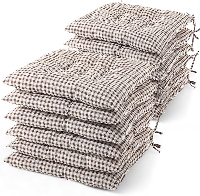 12 Pcs Bulk Floor Pillows Cushion for Kids Classroom,Plaid Color,Square     15.7" Seating Cushion... | Amazon (US)