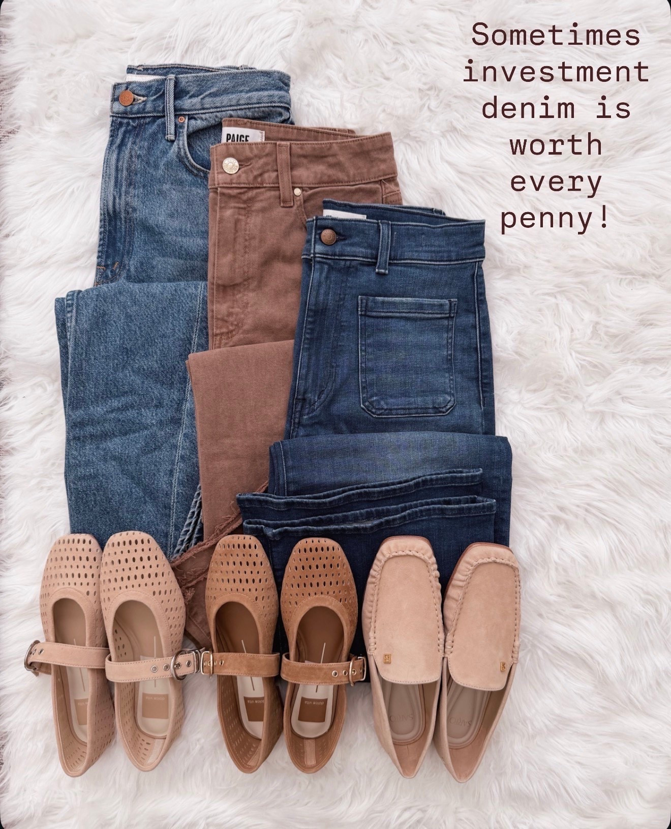 These jeans are the kind you reach for over and over because the fit is just that good, and they instantly make every outfit look more polished. I finally understand why investment denim is worth it.

investment denim women, best fitting jeans for women over 40, everyday jeans outfit women, neutral spring outfits with denim, classic casual outfits women, flattering jeans for women, spring wardrobe staples women, capsule wardrobe denim pieces

#LTKSeasonal #LTKWorkwear #LTKOver40
