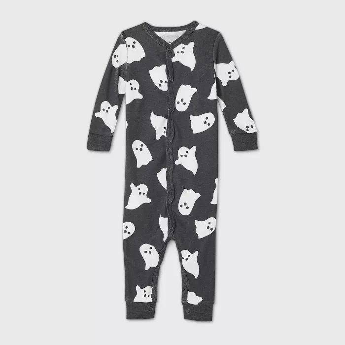 Baby Halloween Ghost Matching Family Union Suit - Gray | Target