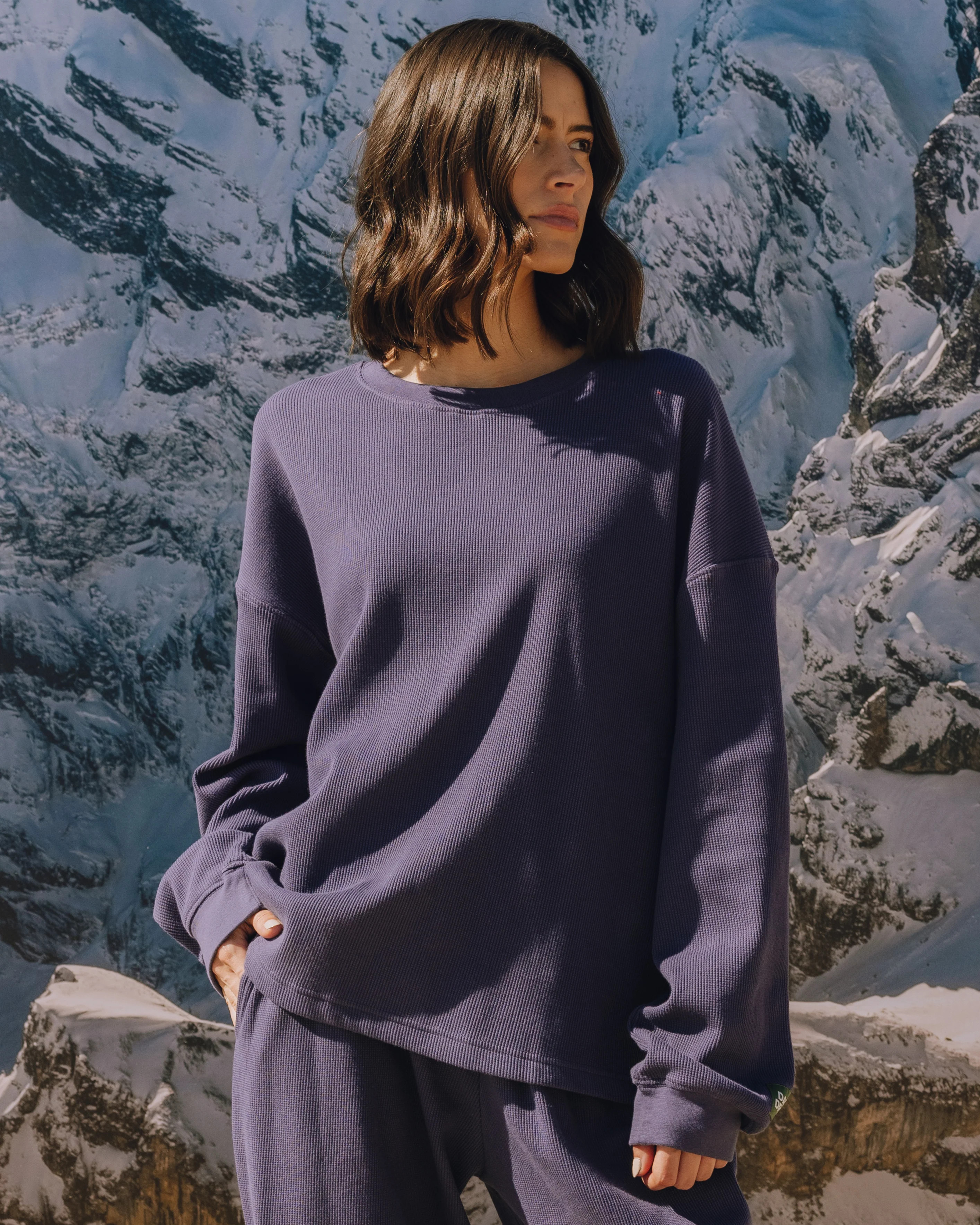 Oversized Thermal - Navy | Daily Drills