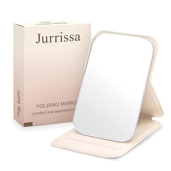 Compact Folding Mirror, 3.9" Small Portable Makeup Mirror for Pocket Purse, Mini Travel Size Fold... | Amazon (US)