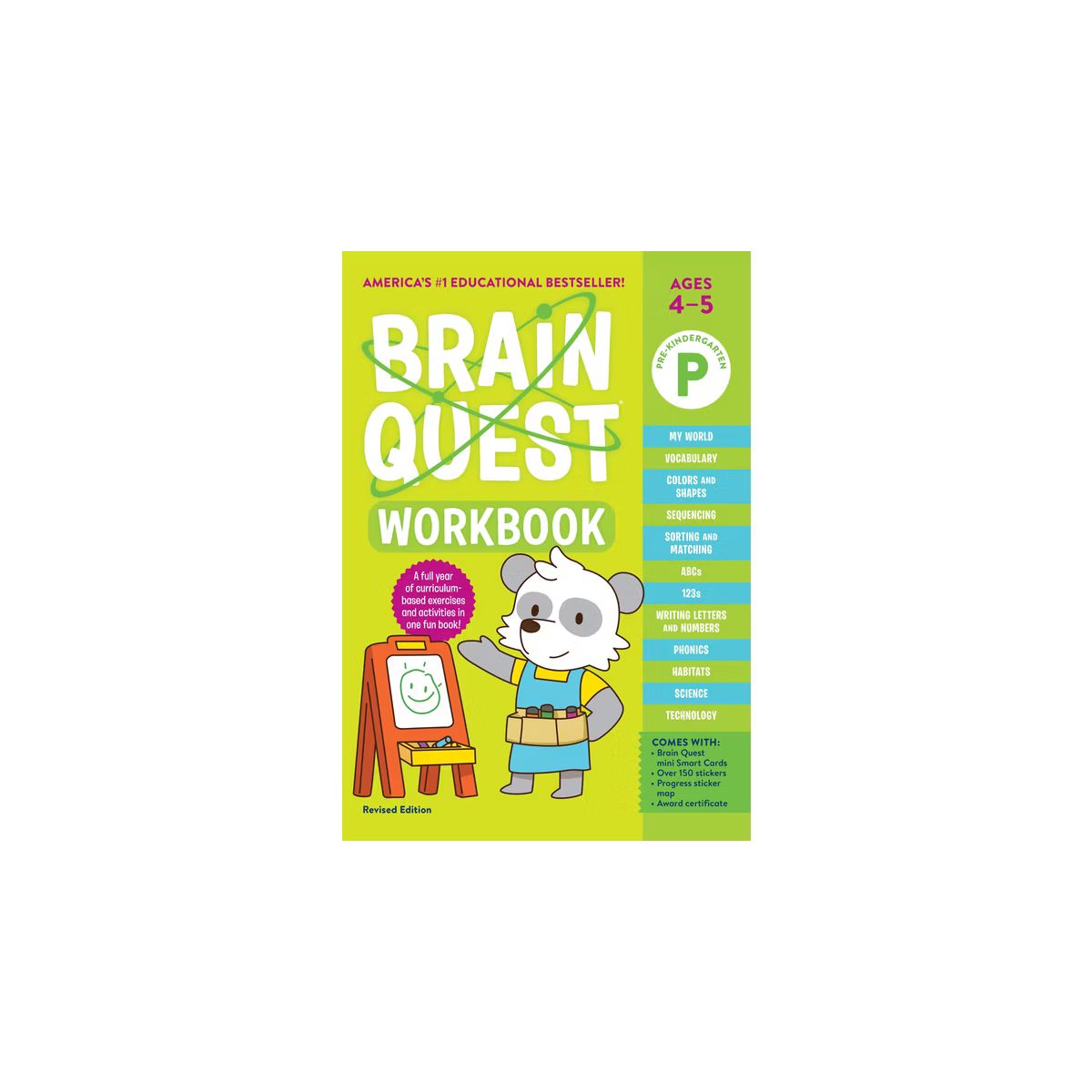 Brain Quest Workbook: Pre-K Revised Edition - (Brain Quest Workbooks) by  Workman Publishing (Pap... | Target