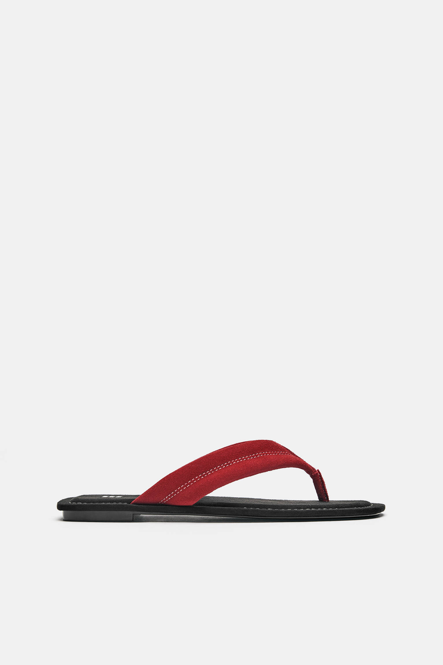 Flat leather sandals | Pull&Bear United Kingdom | PULL and BEAR UK