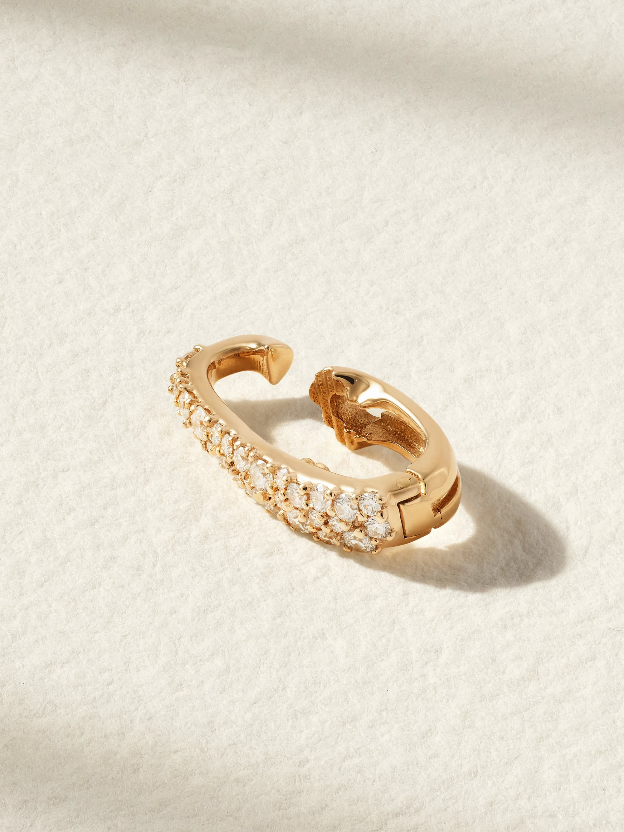 Pieceless 14-karat gold diamond ear cuff | NET-A-PORTER (UK & EU)