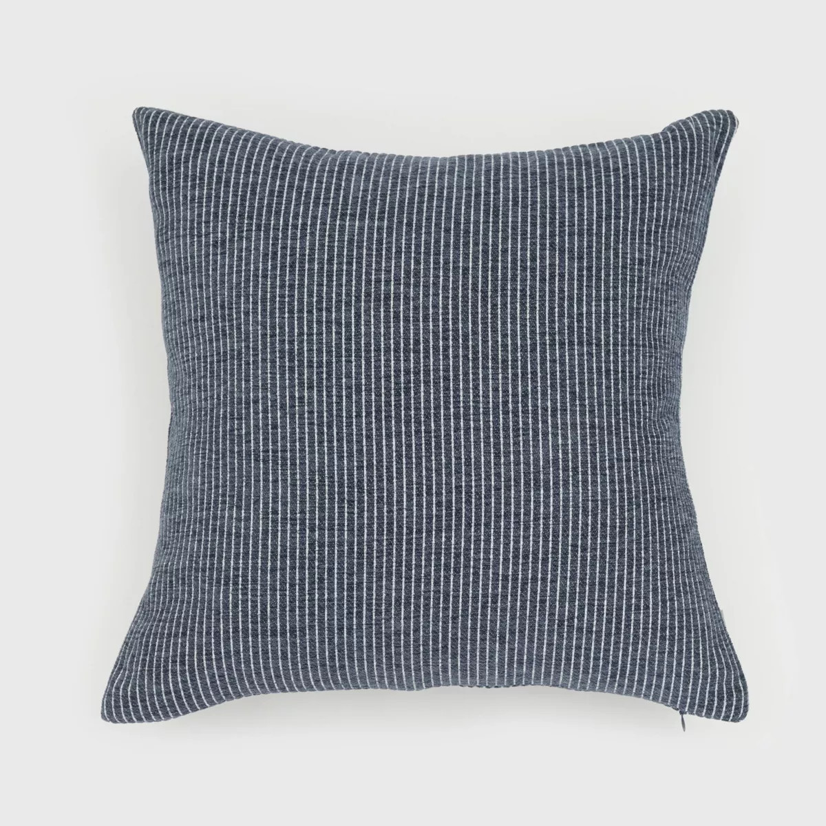 18"x18" Elsa Reversible Woven Striped Chenille Square Throw Pillow - Evergrace | Target