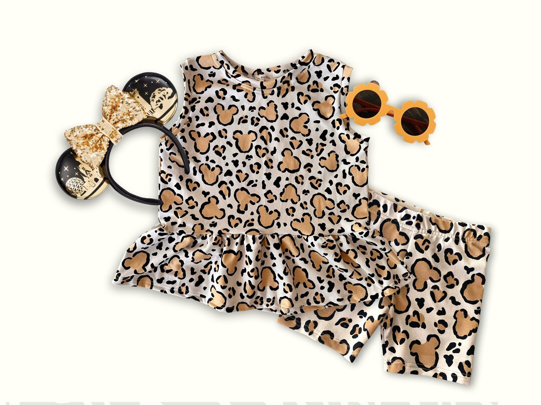 Cheetah Mickey Girls Tank, Animal Kingdom Girls Tank, Disney Vacation Tee Kids, Disney Trip T-shi... | Etsy (US)