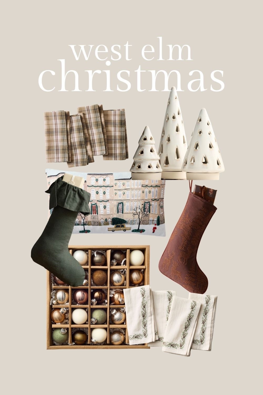 West Elm Christmas decor. New for 2026 holidays.

#LTKHome #LTKSeasonal