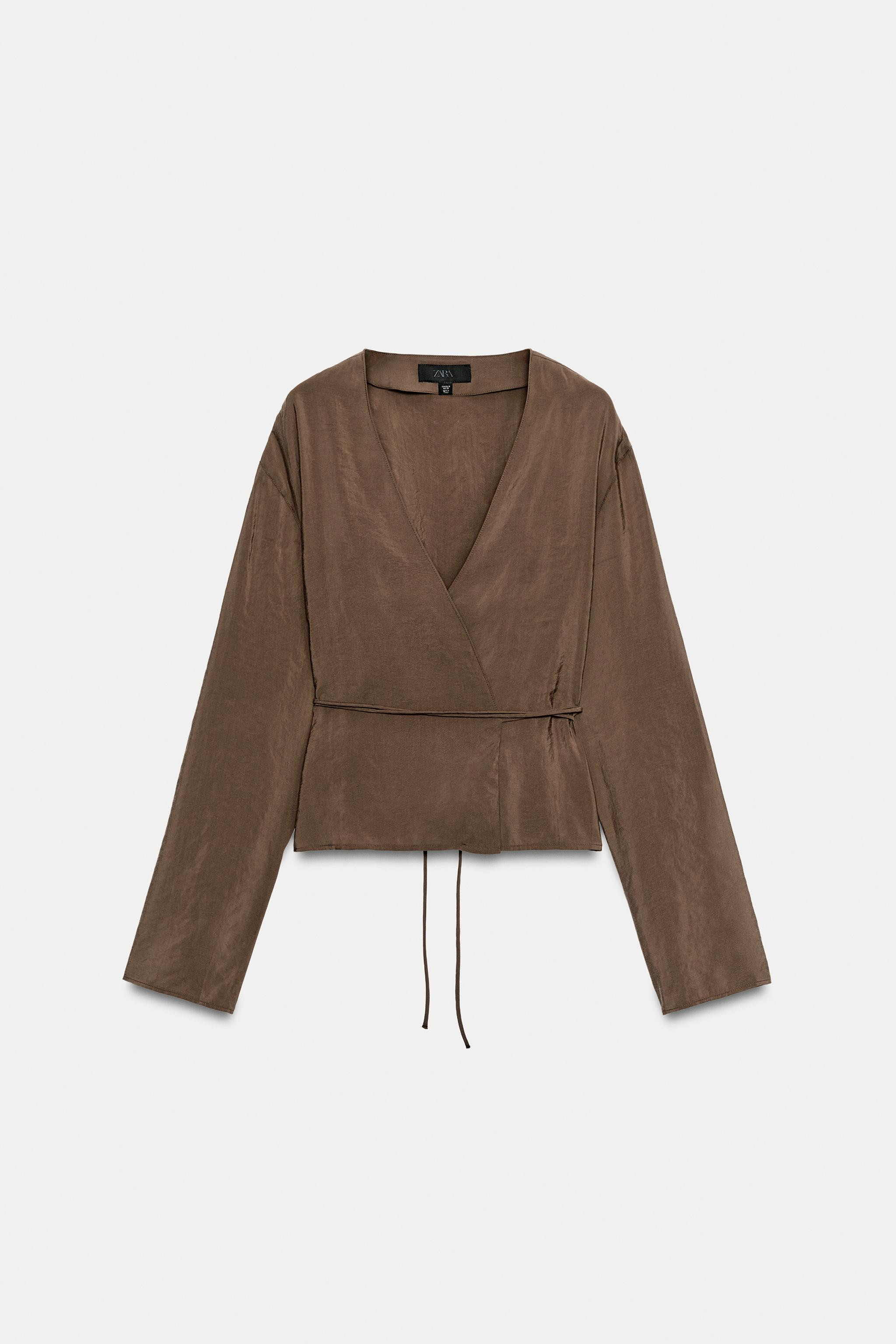 CHEMISE KIMONO CACHE-CŒUR | Zara FR
