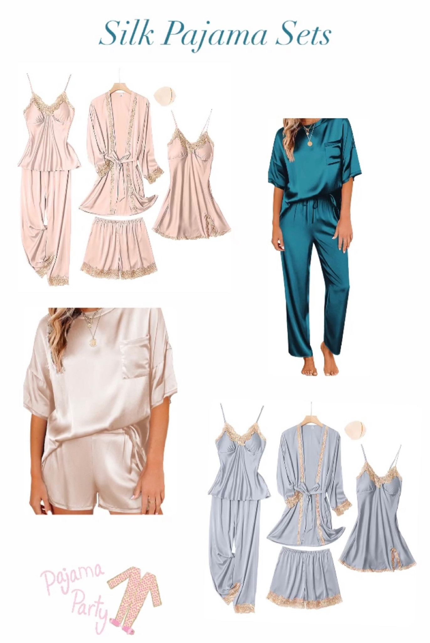 Cozy silk pajama sets!!😍

#LTKfit #LTKFind #LTKsalealert
