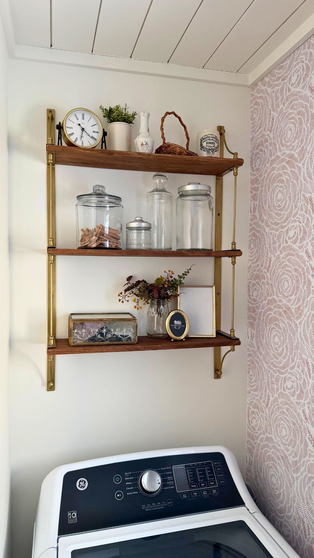 Laundry Room Decor | Laundry Room Organization | Laundry Room Ideas | Laundry Room Wallpaper 

 #LTKHome