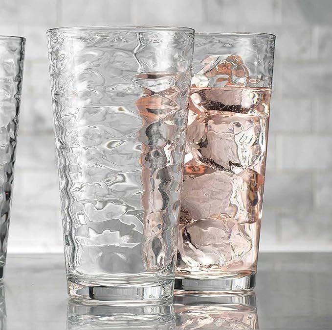 Glaver's Drinking Glasses Set of 10 Highball Glass Cups, Premium Glass Quality Coolers 17 Oz. Gla... | Amazon (US)