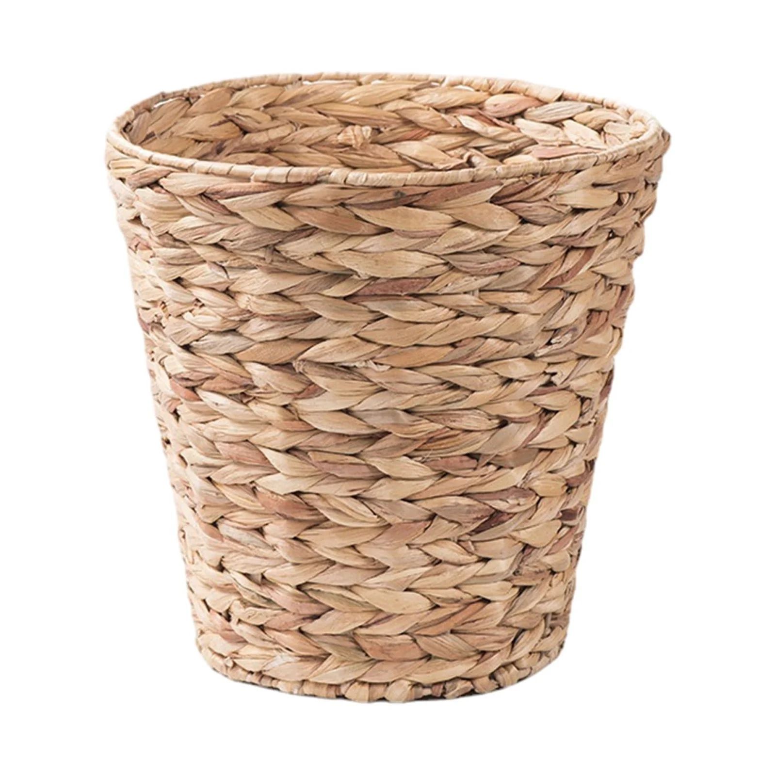 Ashosteey Wicker Waste Basket,Handwoven Wicker Trash Can with Handles for Bedroom, Living Roon, K... | Walmart (US)