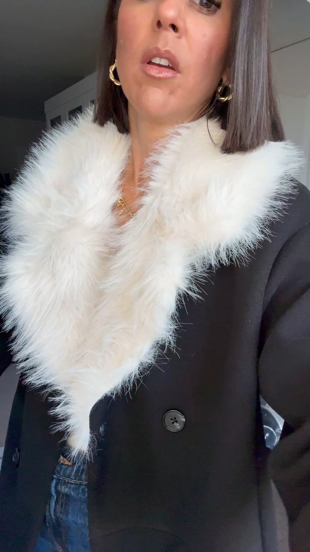 Walmart fur on sale!! I’m in size small. 

#LTKSaleAlert #LTKFindsUnder100 #LTKHoliday