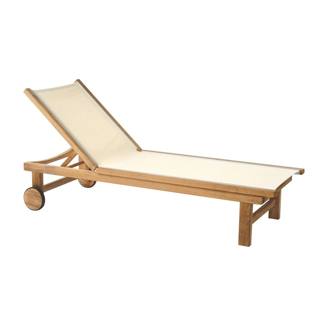 St. Tropez Outdoor Teak Chaise Lounge | Perigold