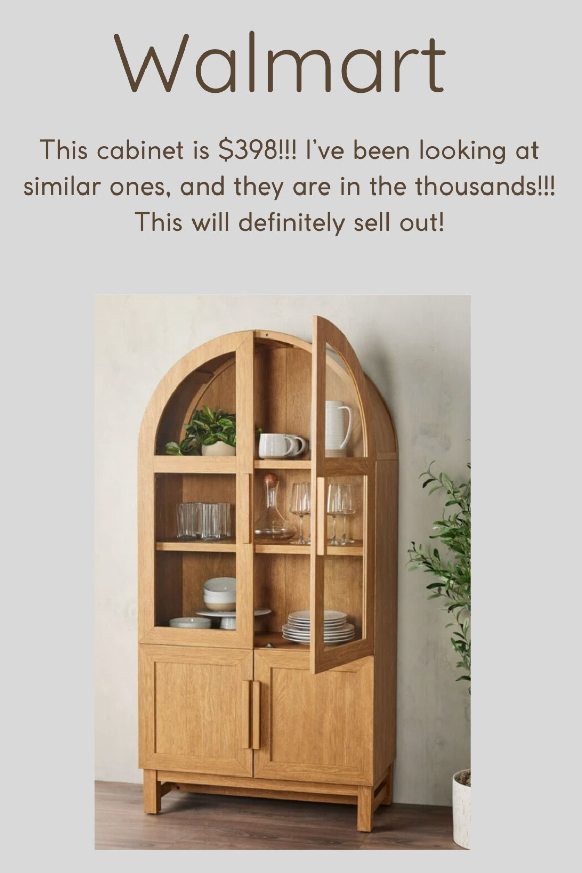 Such a great deal on this cabinet!! Similar looking ones are selling for thousands! 

#LTKstyletip #LTKfamily #LTKhome