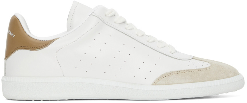 White & Beige Bryce Sneakers | SSENSE